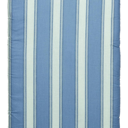 Ironing Board Cover and Pad (Blue Green Neo Stripe), 100% Cotton with Ultimate Double Padding by Seymour Home Products; Fits Full Size Board | Stain and Scorch Resistant; Elastic Edge