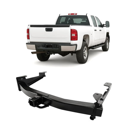 Attelage de remorque de classe 5 avec récepteur de 2 pouces compatible avec Chevrolet Silverado GMC Sierra 2500HD 3500HD 2001-2010 – Remplace le 41944