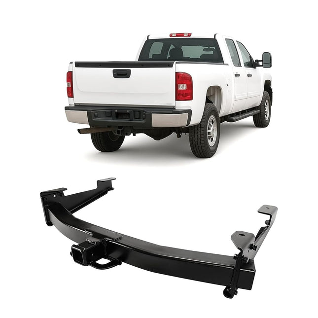 Class 5 Trailer Tow Hitch W/2-Inch Receiver Compatible with Chevrolet Silverado GMC Sierra 2500HD 3500HD 2001-2010 Replacement for 41944
