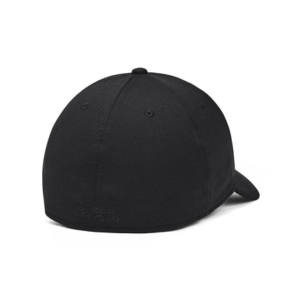Under Armour Men's Blitzing, Moisture-Wicking Baseball Cap with Stretch-Fit Design, Comfortable Men's Cap with Built-in Sweatband Black