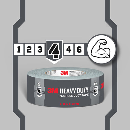 3M Heavy Duty Duct Tape 2120-1, 1.88in x 20yd (48mm x 18.2m)