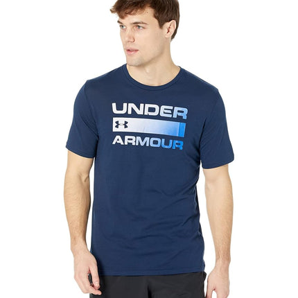 Under Armour Mens Team Issue Wordmark Shirt Blue XXL
