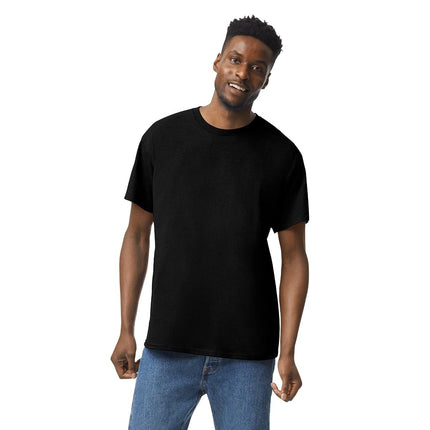 Gildan Unisex's Heavy Cotton T-Shirt, Style G5000, Multipack, Black (2-Pack), 3XL (Pack of 2)