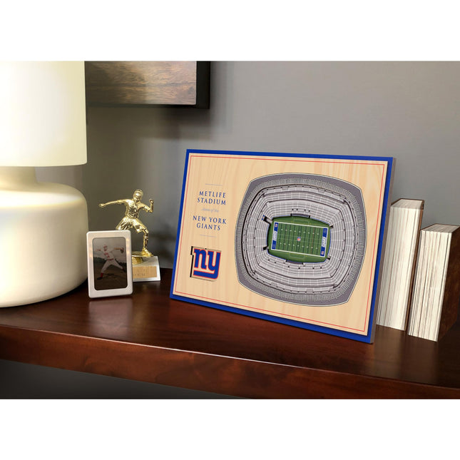 YouTheFan NFL New York Giants 3D StadiumViews Desktop Display - MetLife Stadium