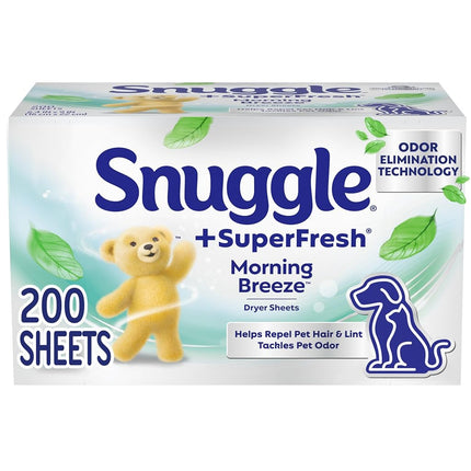 Snuggle Snuggle plus superfresh fabric softener dryer sheets, original, 200 count, 200, 200 Count