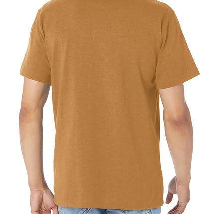 Dickies Men's Short Sleeve Heavyweight Logo T-Shirt, Brown Duck, XXL Tall