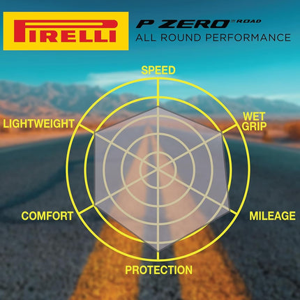 Pirelli P-Zero Folding Road Bike Tyre, Clincher, 700 x 28c, Black