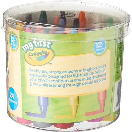 CRAYOLA Jumbo Crayons, Assorted Colors, Great Toddler Crayons, 16 Count