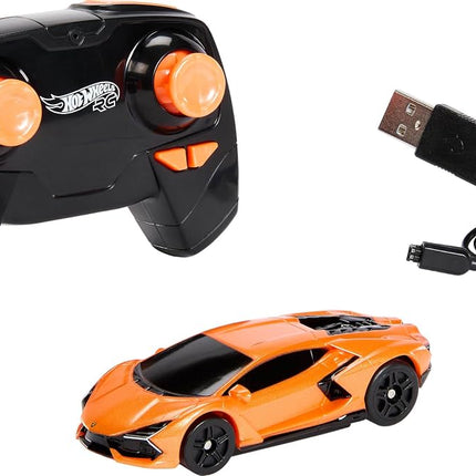 Hot Wheels RC 1:64 Scale Lamborghini Revuelto, Remote-Control Toy Car