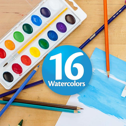 Crayola Watercolor Set: 1 set, 16 colors, Multicolor
