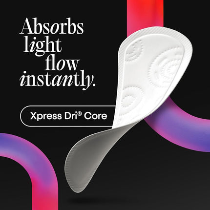 Kotex Absorbent Flat Liners, Light Absorbency, Regular Length 120 Count (Packaging May Vary)
