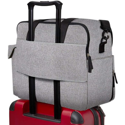 Skip Hop Duo Signature Weekender Changing Bag, Grey Melange