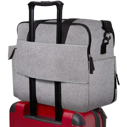 Bolsa de fin de semana cambiador Skip Hop Duo Signature, Gris Melange