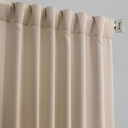 HPD Half Price Drapes Room Darkening Curtains 84 Inches Long for Bedroom & Living Room (1 Panel), 50 X 84, Eggnog