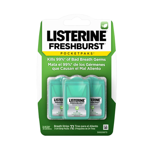 Listerine Freshburst Pocketpaks Breath, Dissolving