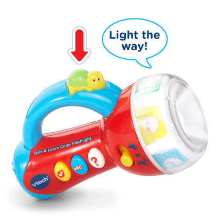 VTech, Linterna Giratoria de Aprendizaje con Colores, Juguete para Bebés y Niños Pequeños, Plástico, Varios Colores