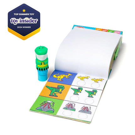 Melissa & Doug Sticker Wow Stamper & Activity Pad − Dinosaur | Book & Travel Toys for Children | Age 3+