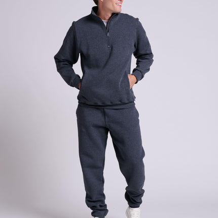 Russell Athletic Men's Dri-Power Closed-Bottom Sweatpants with Pockets, Black Heather, XXX-Large