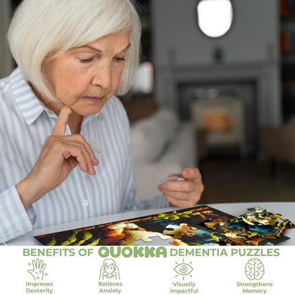 100 Pieces Dementia Puzzles for Elderly - 3 Alzheimers Jigsaw Puzzle Games
