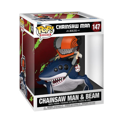 Funko POP! Rides Deluxe: Chainsaw Man - Reze and B