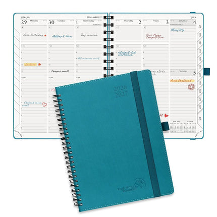 POPRUN Planner 2026-2027 (Medium - 6.5'' x 8.5'') 