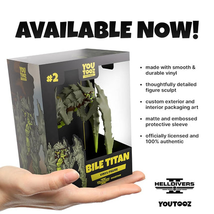 Youtooz Helldivers 2 Bile Titan 4.5" Vinyl Figure, Official Collectible