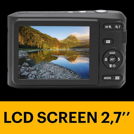 KODAK Pixpro FZ45 – 16.44 Megapixel Compact Digital Camera, 4x Optical Zoom, 2.7-inch LCD Screen, 720p HD Video Recording, AA Battery Included – Red