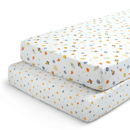 Delta Children Fitted Crib Sheets for Girls and Bo