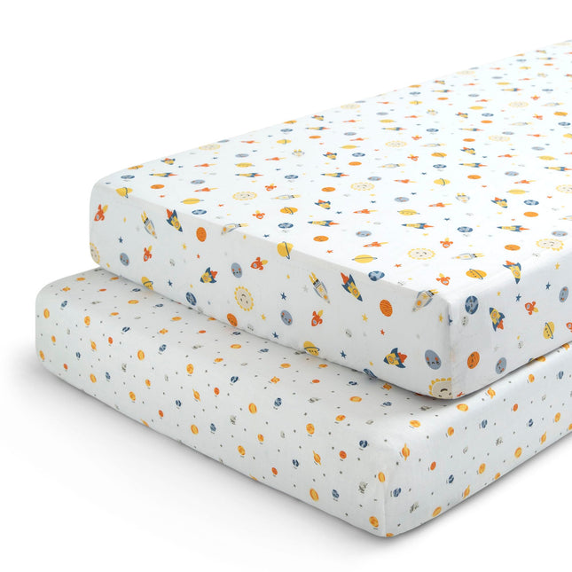 Delta Children Fitted Crib Sheets for Girls and Bo