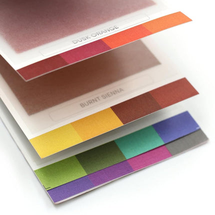 Viviva Coloursheets, Original Single Set, 16 Vibrant Watercolours, for Outdoor and Travel, VV276000