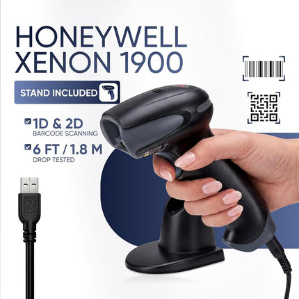 Honeywell Xenon 1900, 2D, SR, Kit (USB), Black
