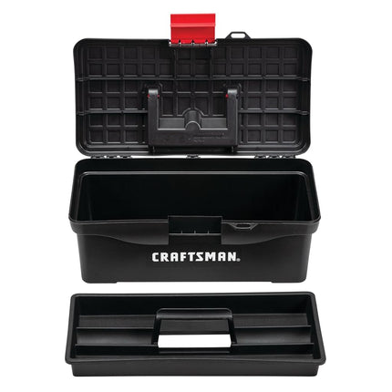 CRAFTSMAN Tool Box, Lockable, 13 in, Red/Black (CMST13004)