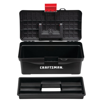 CRAFTSMAN Tool Box, Lockable, 13 in, Red/Black (CMST13004)