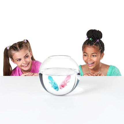 Pets Alive Robo Axolotl, Series 1, Swimming Axolotl, (2 Pack), Mailer Box