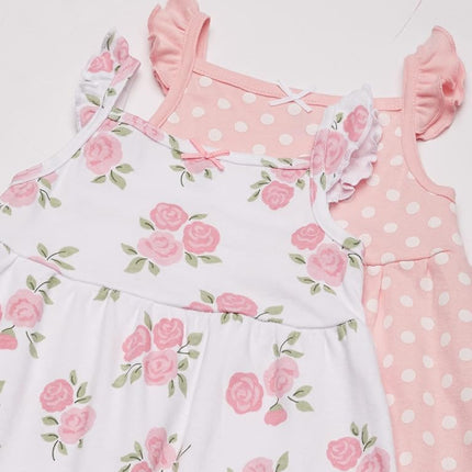Robes en coton Hudson Baby pour bébés filles, Roses douces, 9-12 mois
