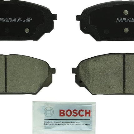 Bosch BC1301 QuietCast Premium Ceramic Disc Brake Pad Set For 2007-2012 Hyundai Veracruz; Front
