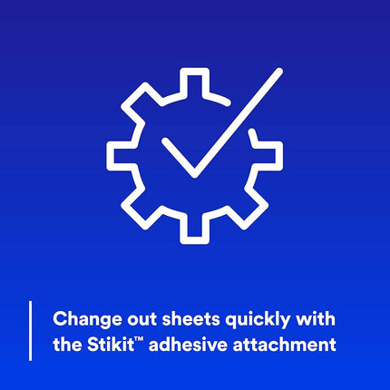 3M Stikit Blue Abrasive Sheet Roll, 36225, No Hole, 2-3/4 in x 45 yd, 320+ Grade, Automotive Sanding Roll Sandpaper for Coating Removal, Body Repair, Auto Sanding
