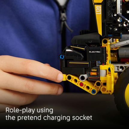 LEGO® Technic™ Volvo L120 Electric Wheel Loader 42209 Construction Toy, Vehicle Set Model, Buildable Engineering Toy for Kids, Loading Shovel for Boys and Girls Aged 9 and up
