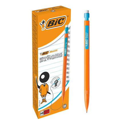 BIC Matic HB Mechanical Pencils and Eraser, Assort