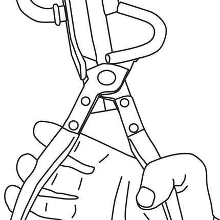 Lisle 38350 Exhaust Removal Pliers