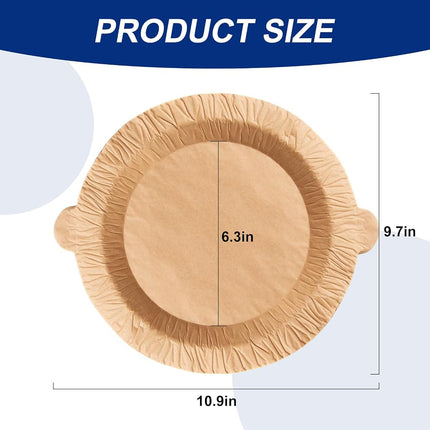 Luriseminger 12-Pack 240 Servings Total Large Disposable Peel Paper Plates