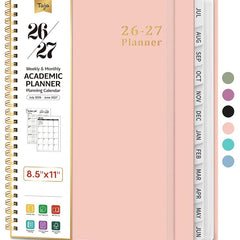 Taja Planner 2026-2027, 8.5" x 11" Calendar Planne