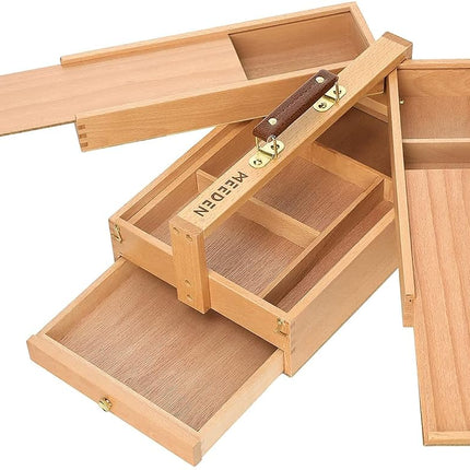 MEEDEN Artist Supply Storage Box - Portable Foldab