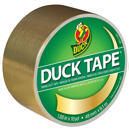 Duck Brand 280748 Color Duct Tape, Metallic Gold, 