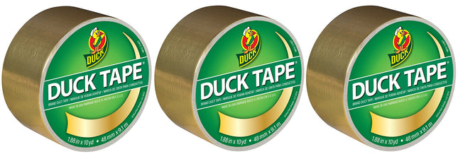 Duck Brand 280748 Color Duct Tape, Metallic Gold, 