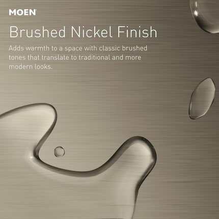 Moen T8375NHCBN Kit de moldura para ducha comercial M-DURA PosiTemp, solo ducha sin válvula, níquel cepillado clásico, 0.5
