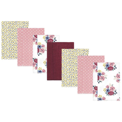 Hudson Baby Unisex Baby Cotton Flannel Burp Cloths