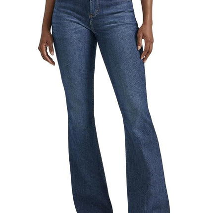Lee Women's Legendary Mid Rise Flare Jean, Inner S