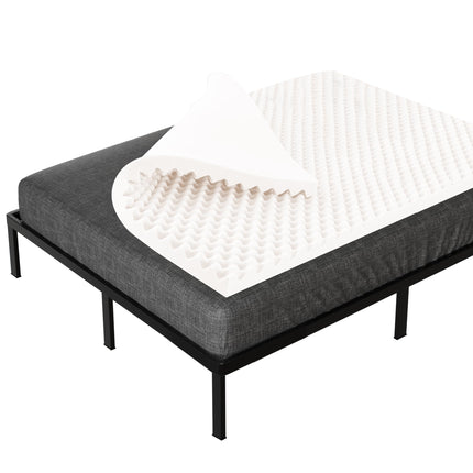 Treaton 1-inch Soft Foam Toppers with Convoluted E