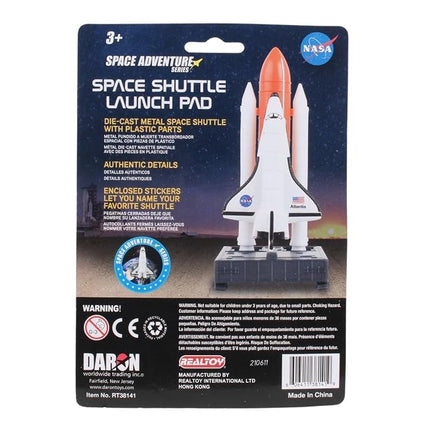 Daron Space Shuttle On Launch Pad Diecast Toy